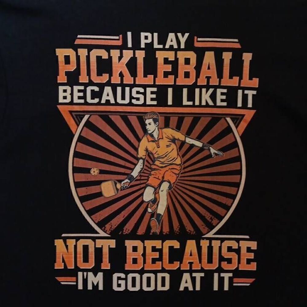 Pickleball Tshirt Size: Large Brand: Delta Pro Weight 100% Preshrunk Cotton